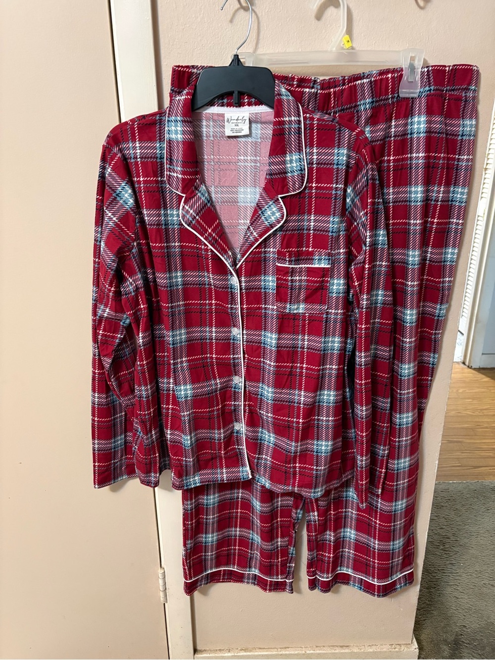 Wonderly Intimates Plus Plaid Pajamas NEW Sz XXL 2X
